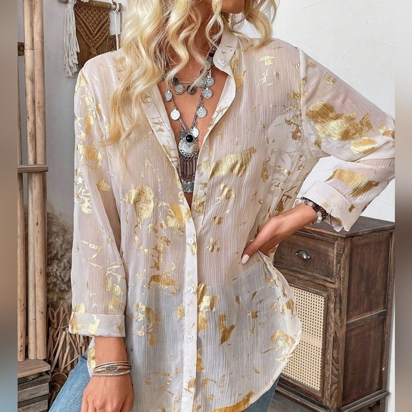 Tops - COPY - Full Printed Long Sleeve Shirt